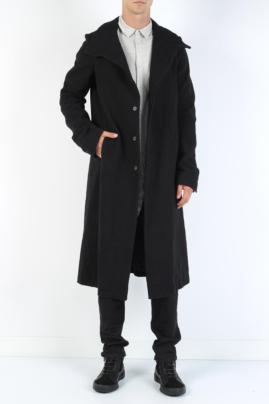 Band collar sale coat